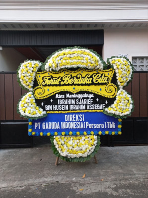 Papan Bunga Duka di Entikong