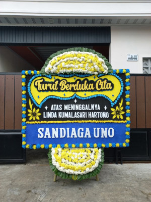 Papan Bunga Duka di Entikong